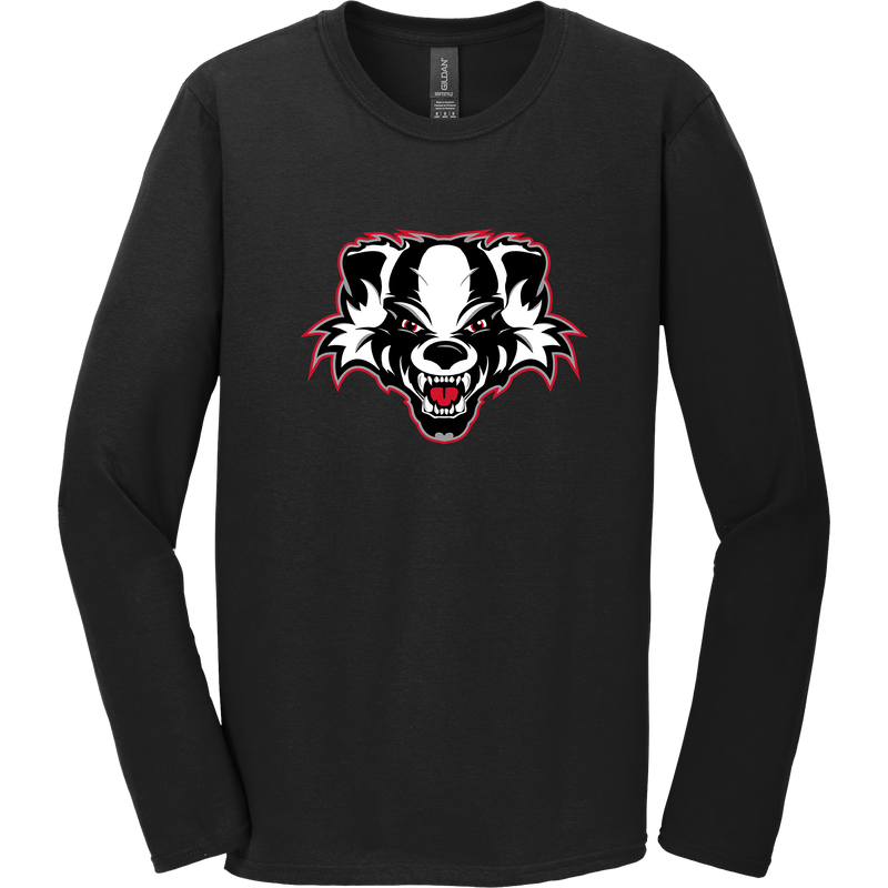 Scary Badgers Softstyle Long Sleeve T-Shirt