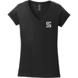 Gregory Schaefer Softstyle Ladies Fit V-Neck T-Shirt