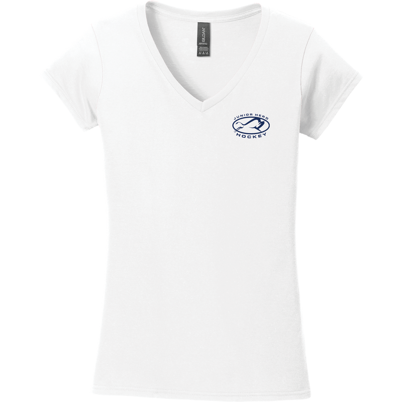 Jr. Herd Softstyle Ladies Fit V-Neck T-Shirt