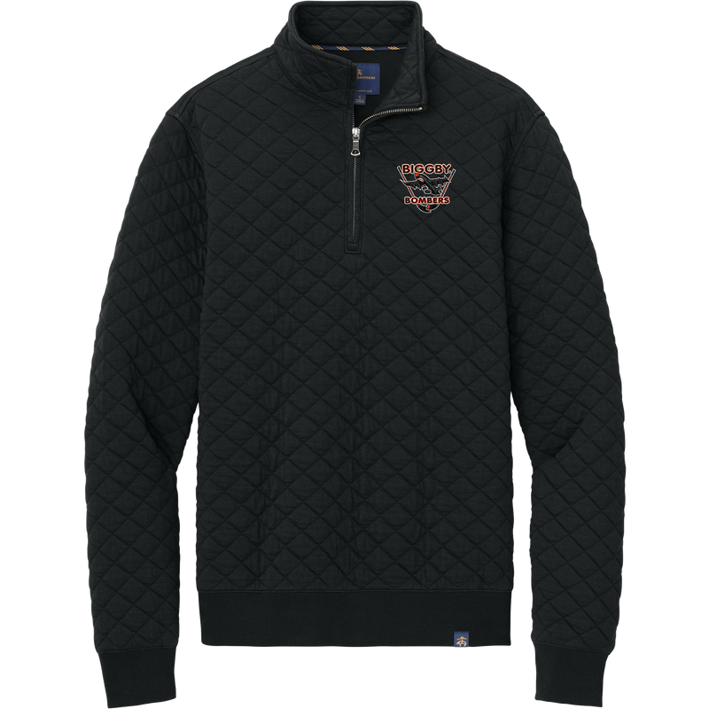 Biggby Bombers Brooks Brothers Diamond Quilt 1/4-Zip