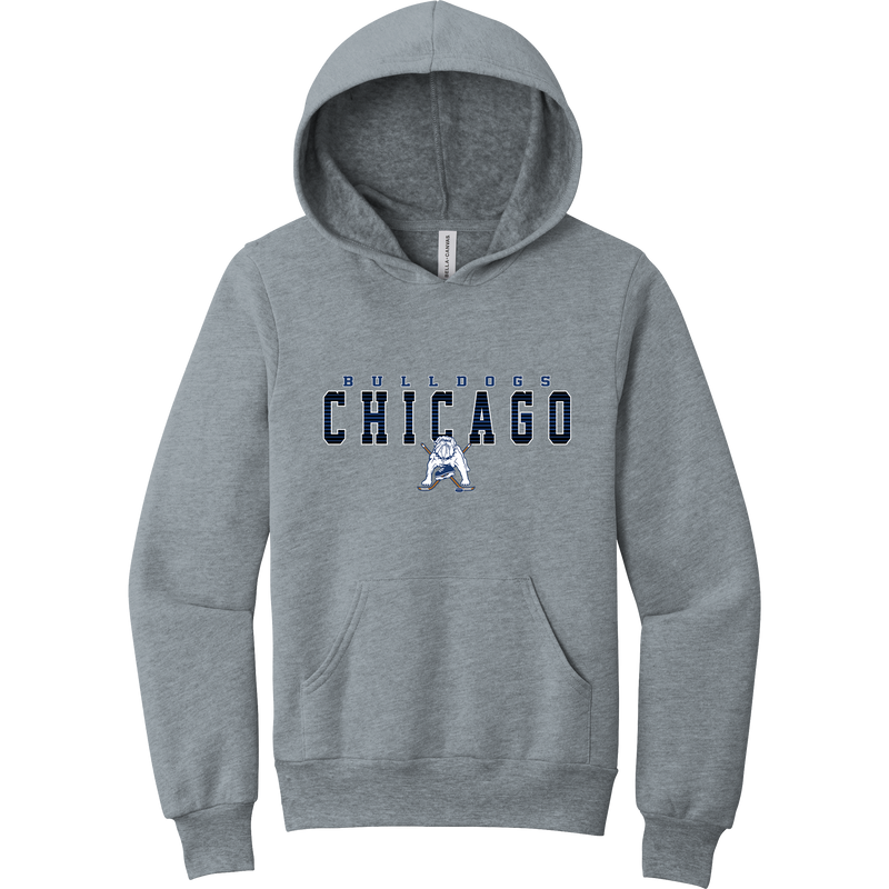 Chicago Bulldogs Youth Sponge Fleece Pullover Hoodie