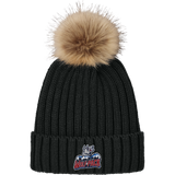 Hartford Jr. Wolfpack Faux Fur Pom Beanie