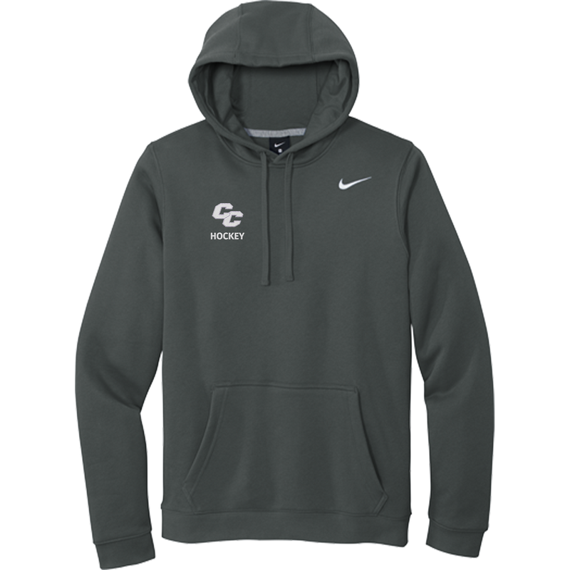 Curry College Nike Club Fleece Pullover Hoodie