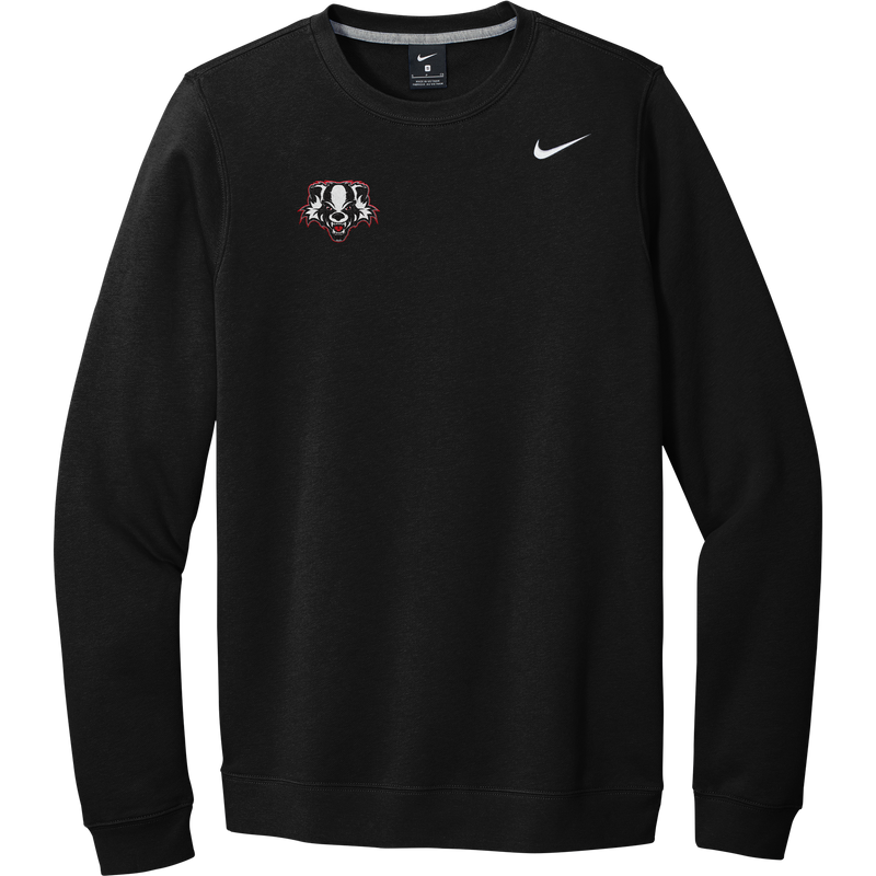 Scary Badgers Nike Club Fleece Crew