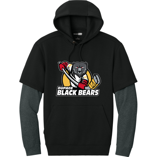 Dupage Black Bears Tough Fleece Layered Hoodie