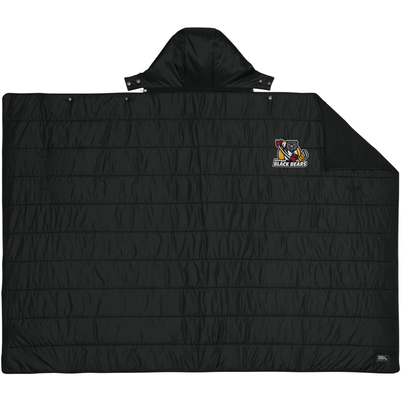 Dupage Black Bears Eddie Bauer Puffy Camp Poncho