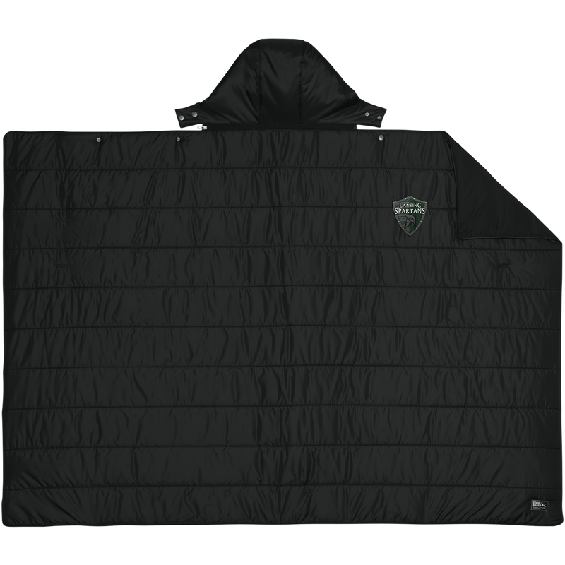 Lansing Spartans Eddie Bauer Puffy Camp Poncho