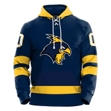 Delaware Jr. Blue Hens Youth Sublimated Retro Hoodie