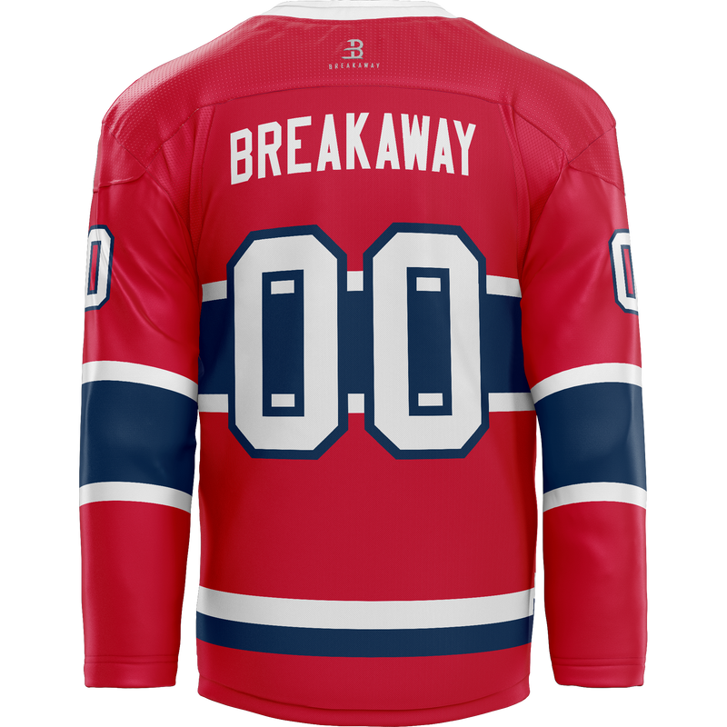 Jr. Mounties Player Jersey - Red - Kit