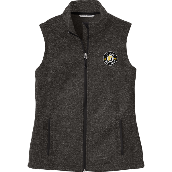 Upland Disc Golf Ladies Sweater Fleece Vest