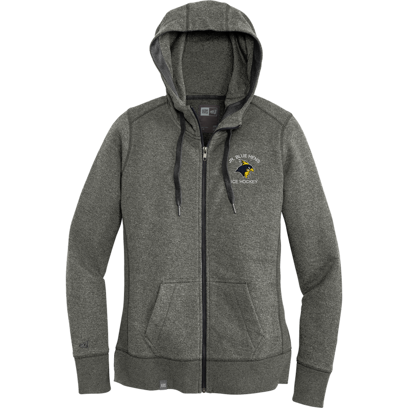 Delaware Jr. Blue Hens New Era Ladies French Terry Full-Zip Hoodie