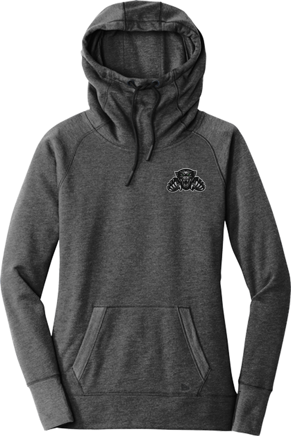 Igloo Jaguars New Era Ladies Tri-Blend Fleece Pullover Hoodie