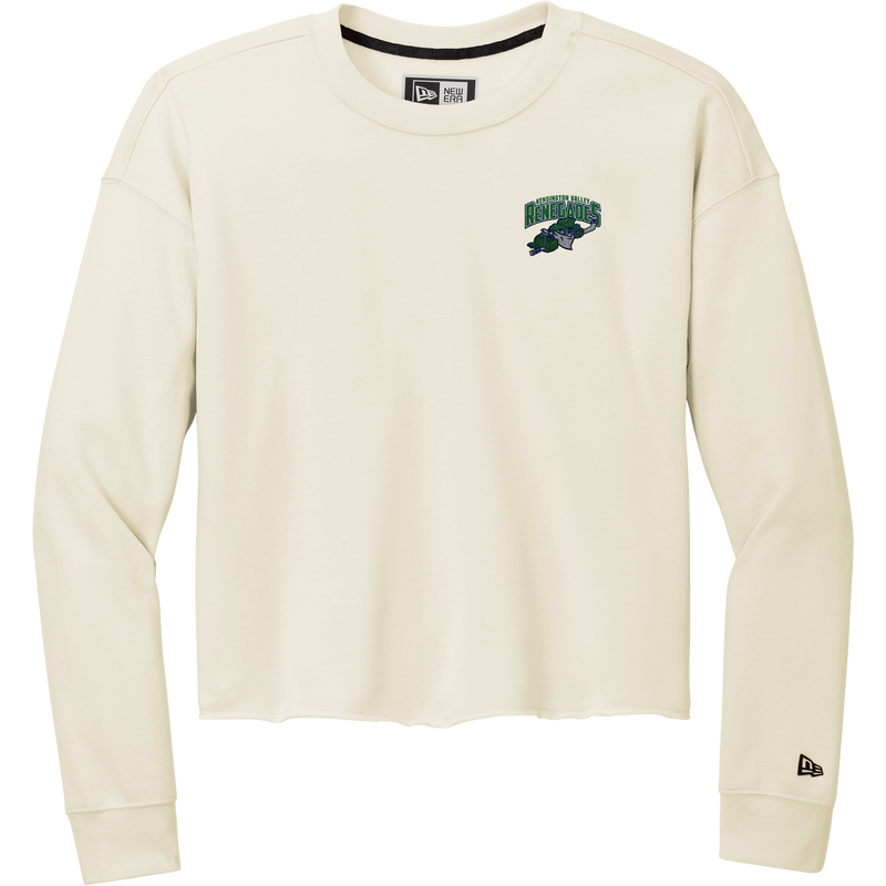 Kensington Valley Renegades New Era Ladies Tri-Blend Fleece Crop Crew