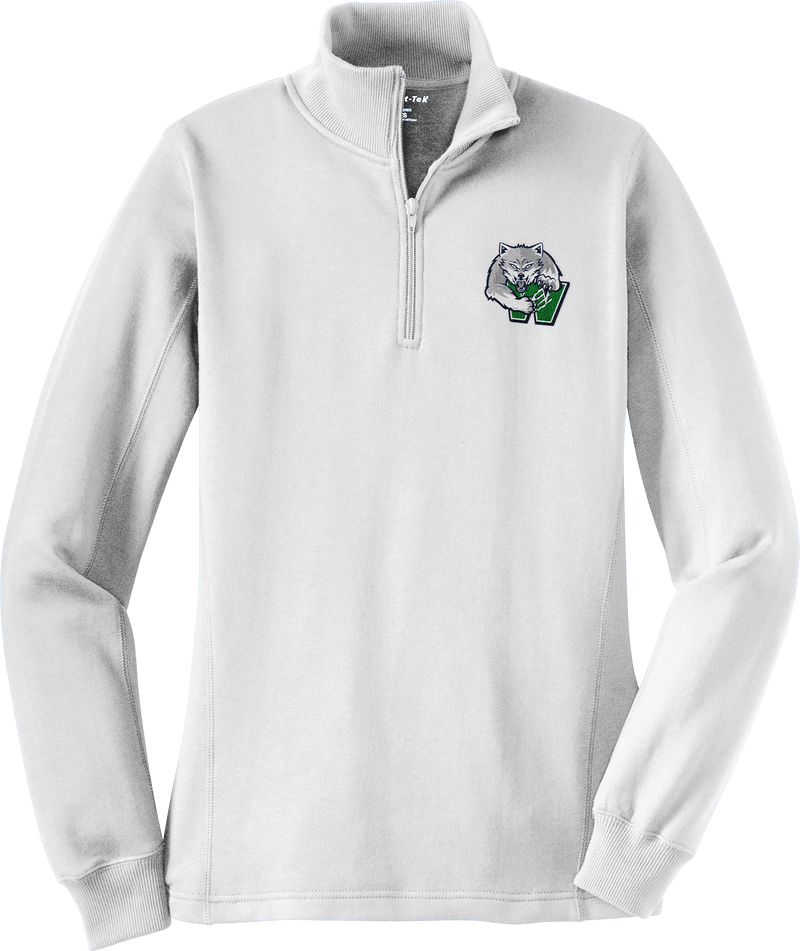 Woodbridge Wolfpack Ladies 1/4-Zip Sweatshirt