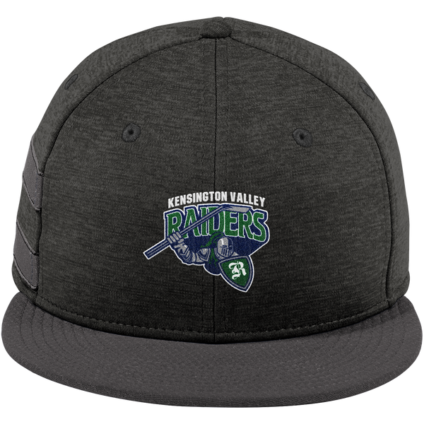 Kensington Valley Raiders New Era Shadow Heather Striped Flat Bill Snapback Cap