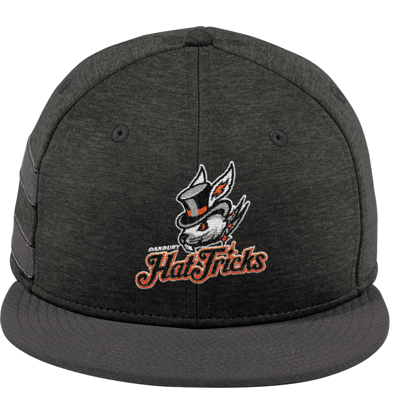Danbury Hat Tricks New Era Shadow Heather Striped Flat Bill Snapback Cap