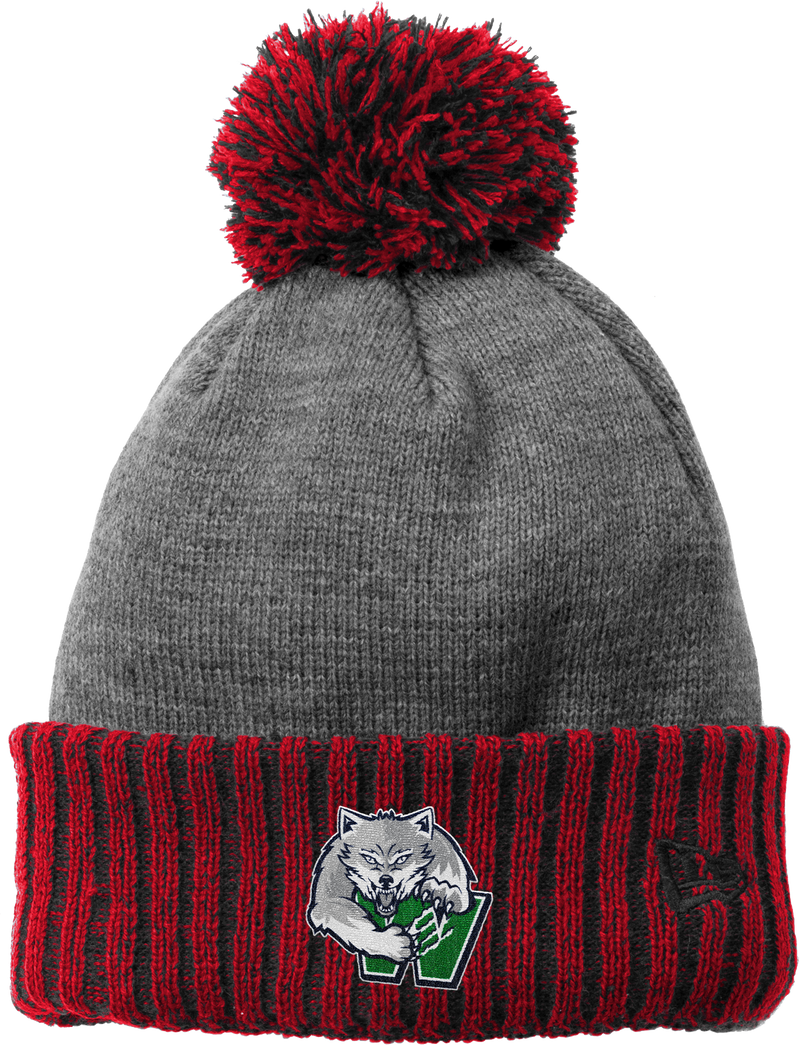 Woodbridge Wolfpack New Era Colorblock Cuffed Beanie