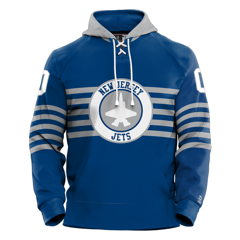 NJ Jets Youth Sublimated Retro Hoodie