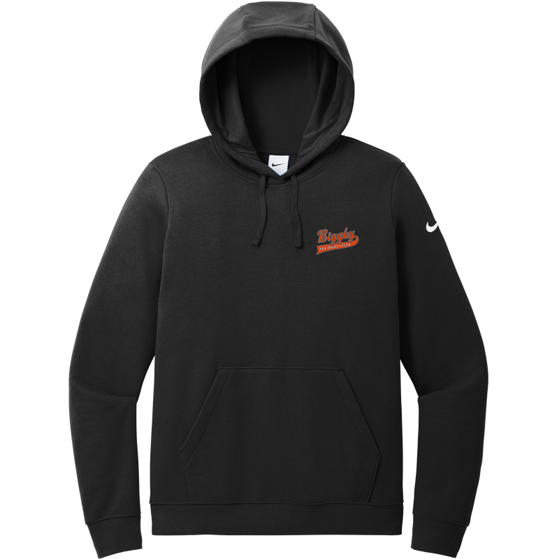 Biggby Coffee AAA Nike Women's Club Fleece Sleeve Swoosh Pullover Hoodie