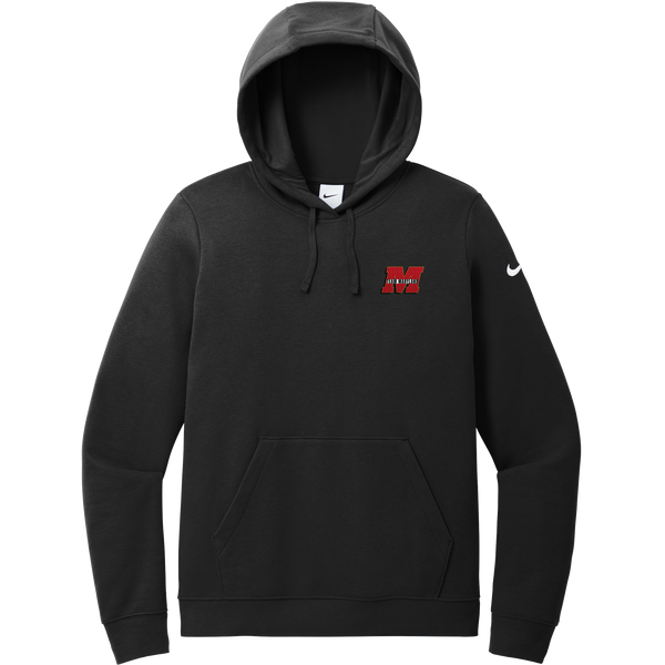 Team Maryland Nike Women's Club Fleece Sleeve Swoosh Pullover Hoodie