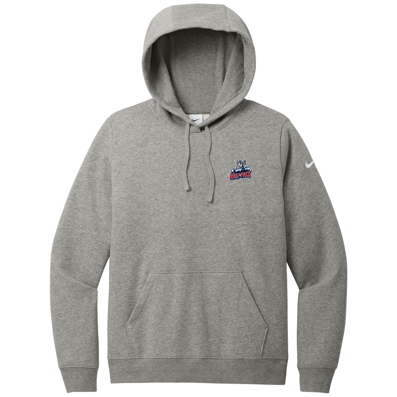 Hartford Jr. Wolfpack Nike Women's Club Fleece Sleeve Swoosh Pullover Hoodie