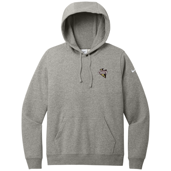 Mercer Chiefs Nike Women's Club Fleece Sleeve Swoosh Pullover Hoodie