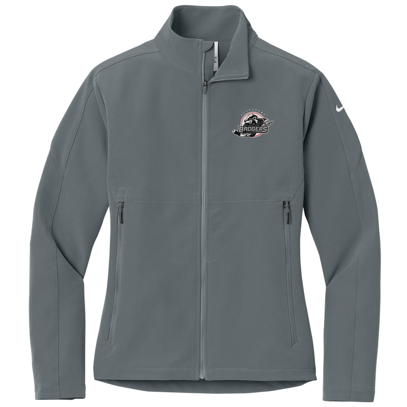 Allegheny Badgers Nike Women's Full-Zip Soft Shell Jacket