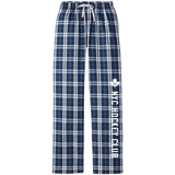 NYC Hockey Club Flannel Plaid Pant