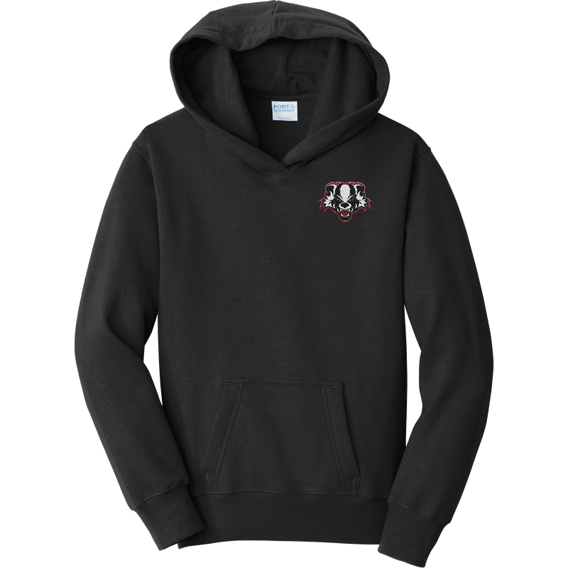 Scary Badgers Youth Fan Favorite Fleece Pullover Hooded Sweatshirt