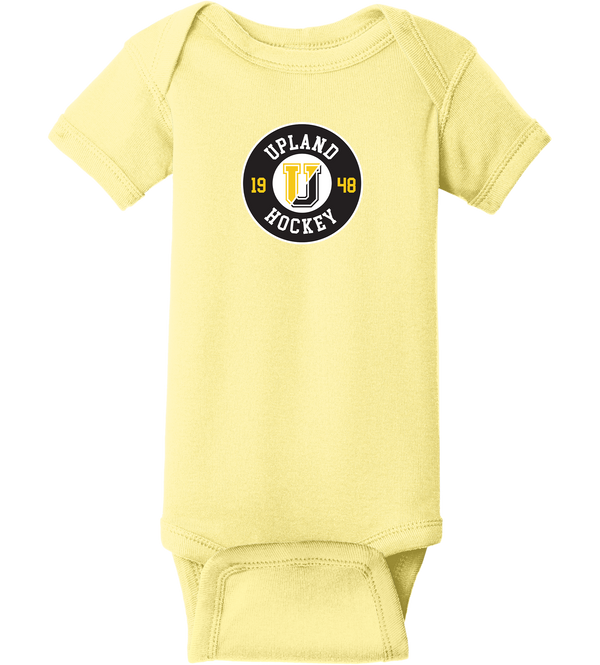 Upland Hockey Infant Short Sleeve Baby Rib Bodysuit