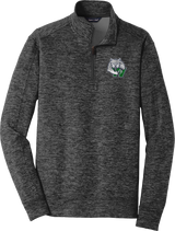 Woodbridge Wolfpack PosiCharge Electric Heather Fleece 1/4-Zip Pullover