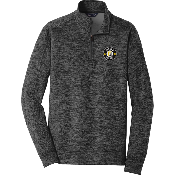 Upland Hockey PosiCharge Electric Heather Fleece 1/4-Zip Pullover