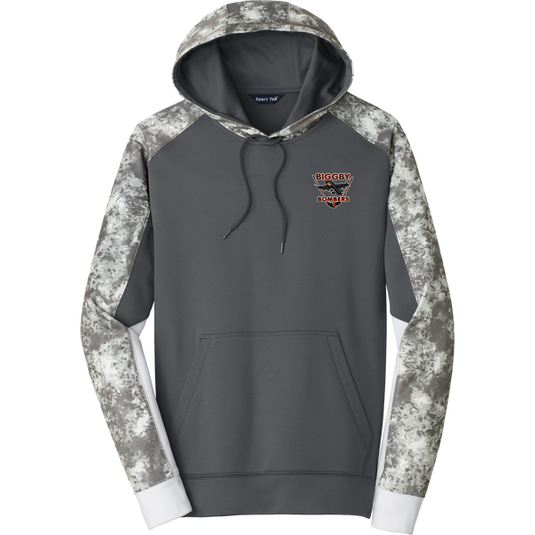 Biggby Bombers Sport-Wick Mineral Freeze Fleece Colorblock Hooded Pullover