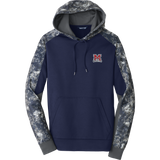 Jr. Mounties Sport-Wick Mineral Freeze Fleece Colorblock Hooded Pullover