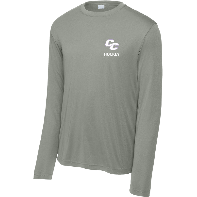 Curry College Youth Long Sleeve PosiCharge Competitor Tee