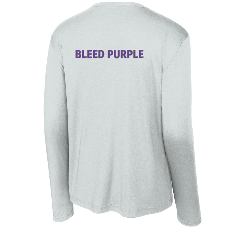 Curry College (Bleed Purple Hockey) Long Sleeve PosiCharge Competitor Tee
