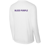 Curry College (Bleed Purple CC) Youth Long Sleeve PosiCharge Competitor Tee