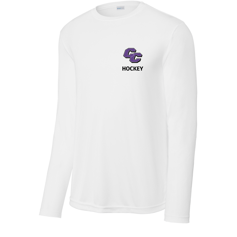Curry College (Bleed Purple Hockey) Long Sleeve PosiCharge Competitor Tee