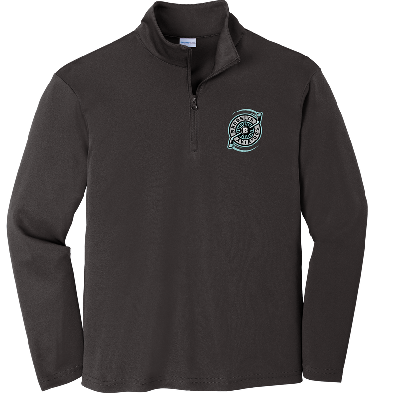 Brooklyn Aviators Youth PosiCharge Competitor 1/4-Zip Pullover