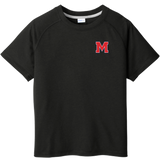 Mount St. Charles Youth PosiCharge Tri-Blend Wicking Raglan Tee